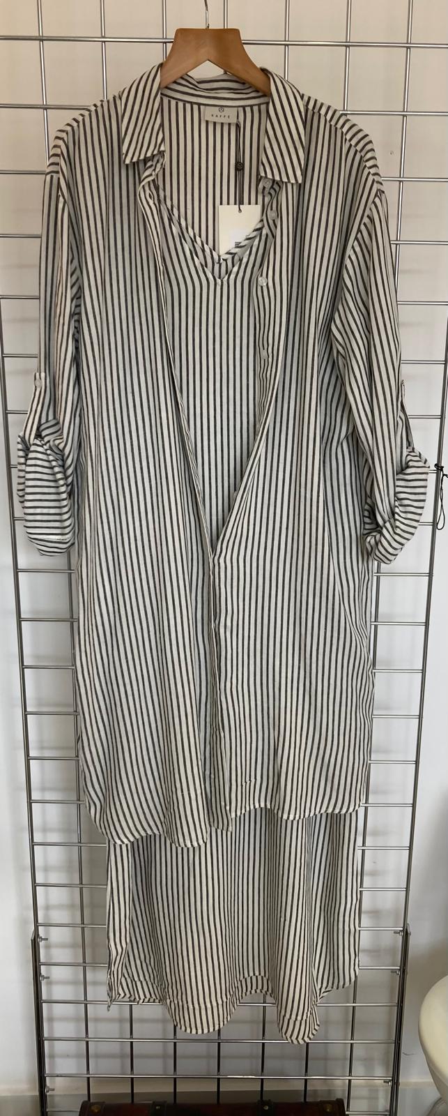 stripe maxi dress - Maya Maya Ltd