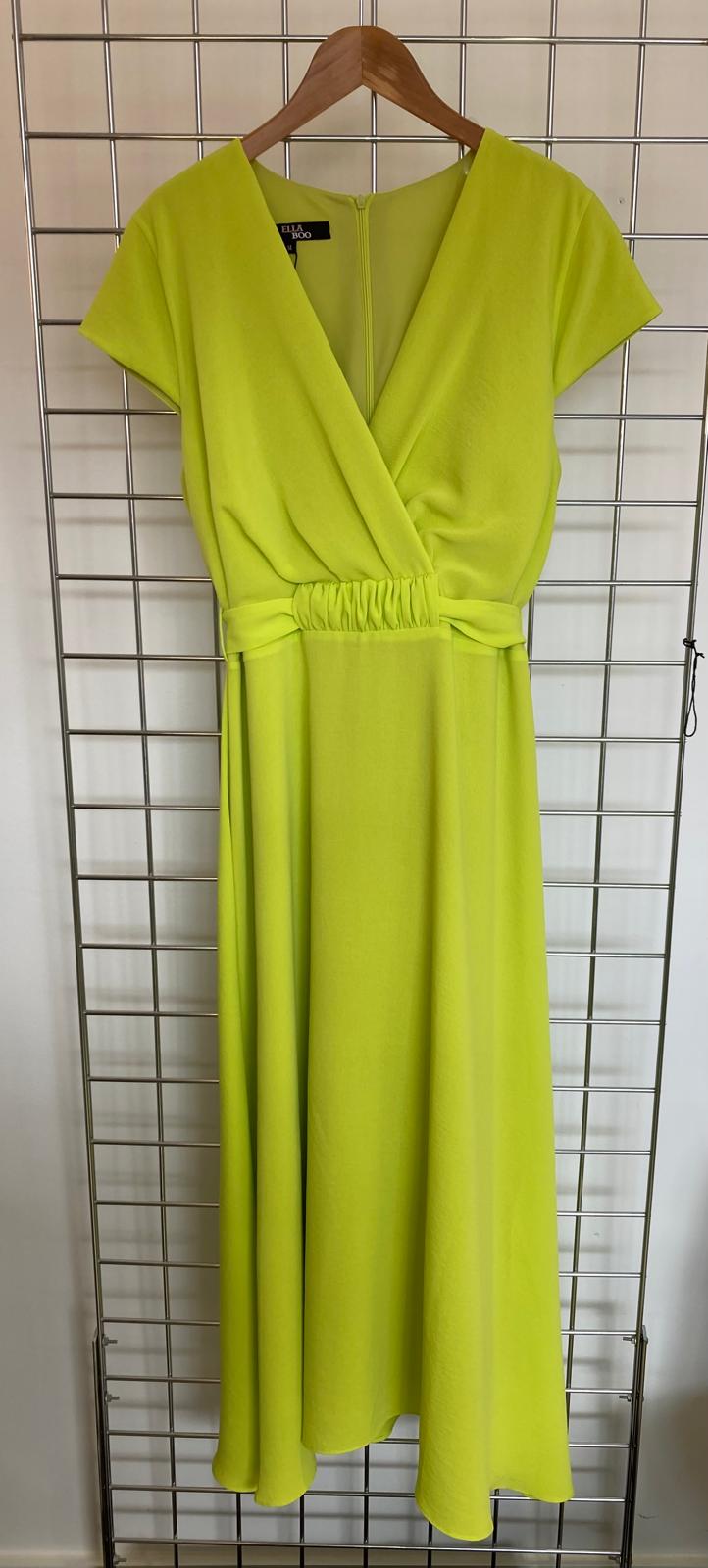 Empire line Lime dress - Maya Maya Ltd