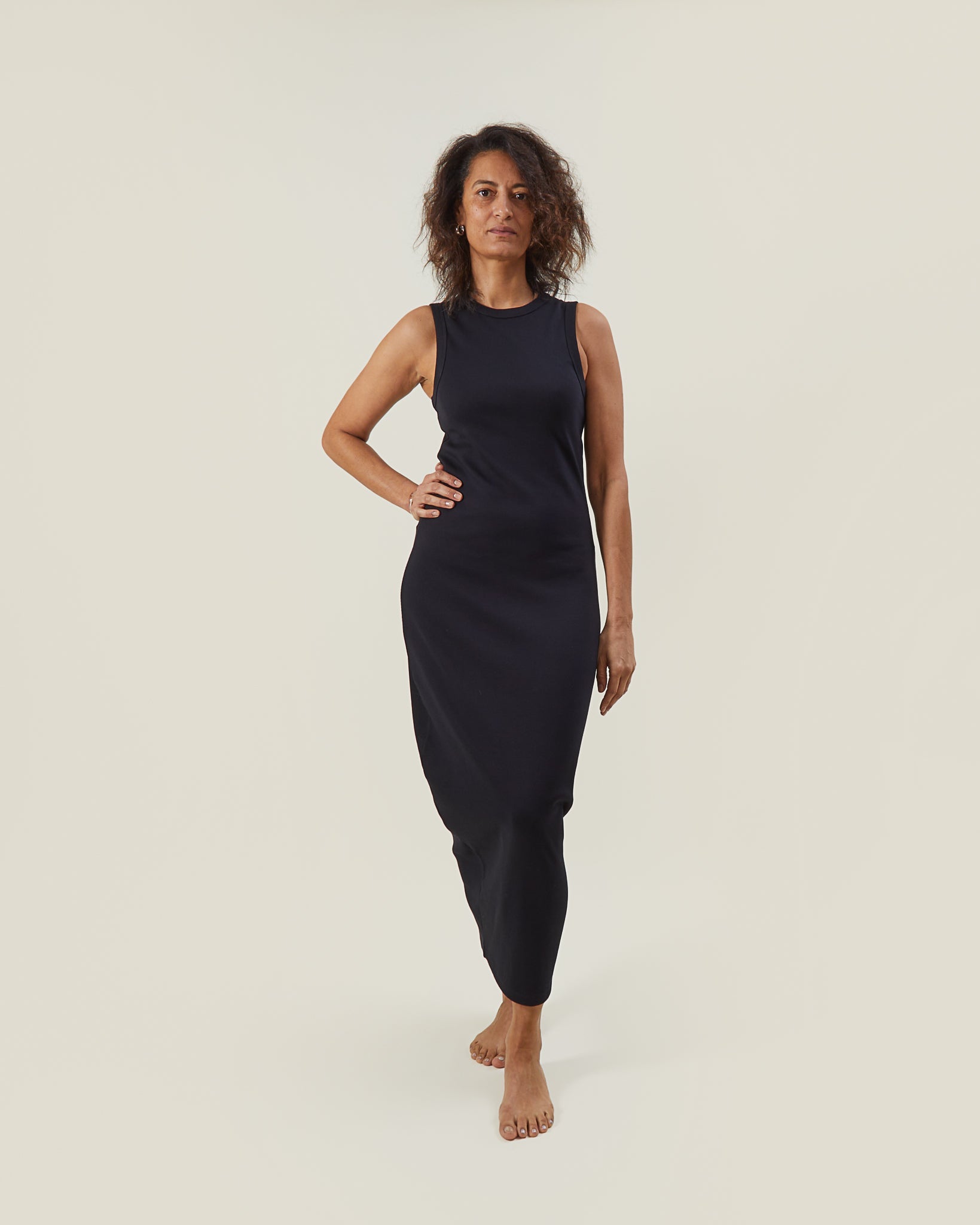 Organic cotton ribbed tube dress - Maya Maya Ltd