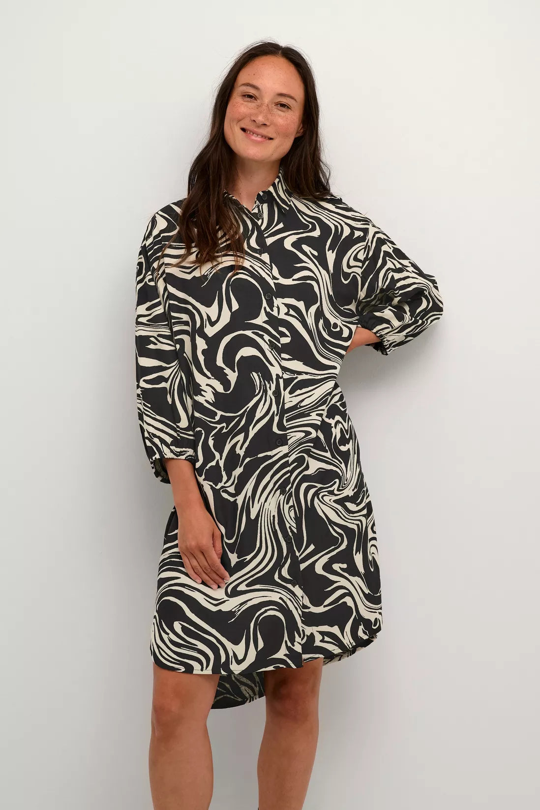 Tunic Dress marble print - Maya Maya Ltd