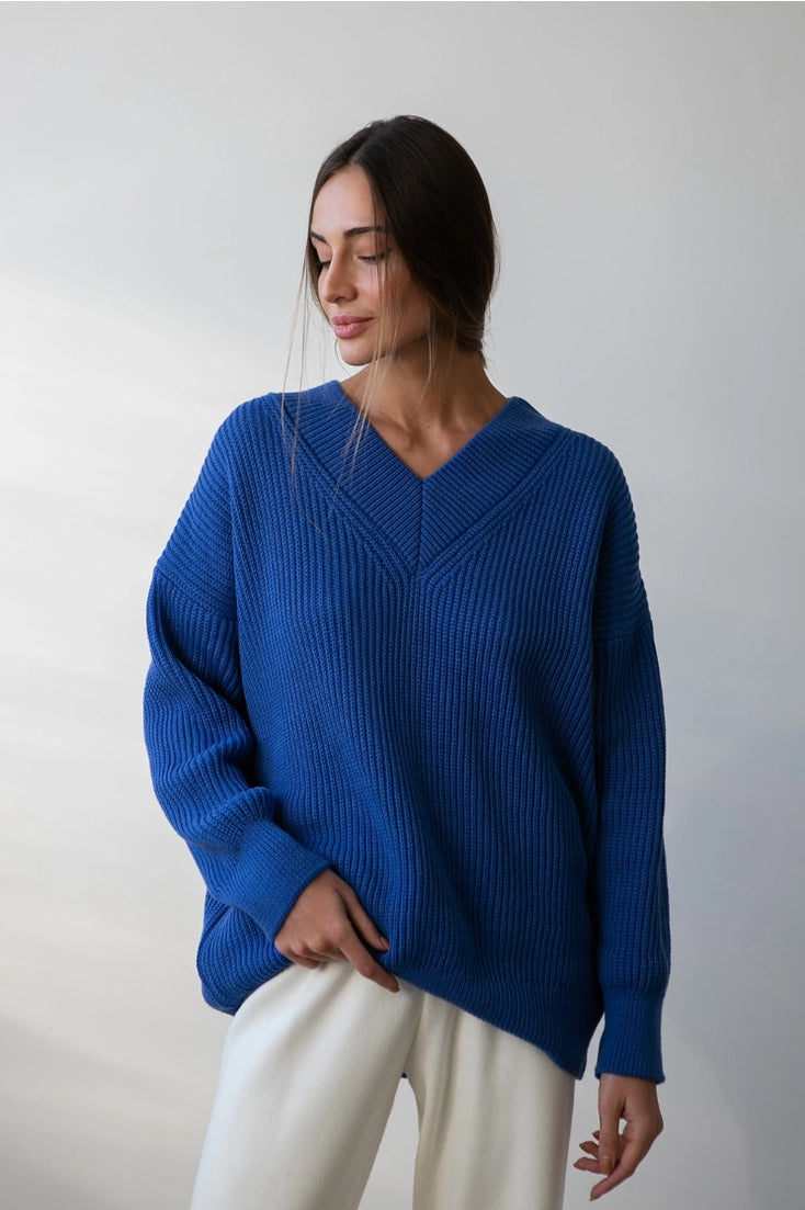 Chunky Ribbed Cotton sweater