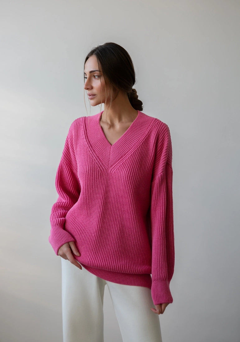 Chunky Ribbed Cotton sweater