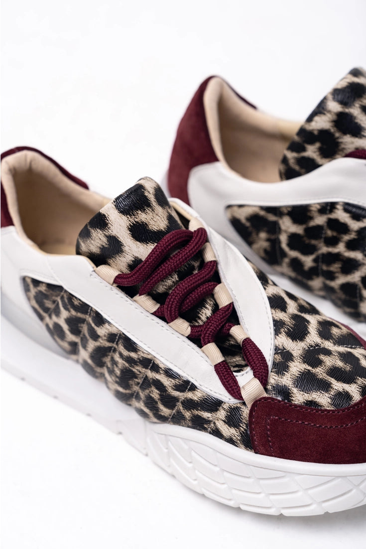 Chunky print trainers.