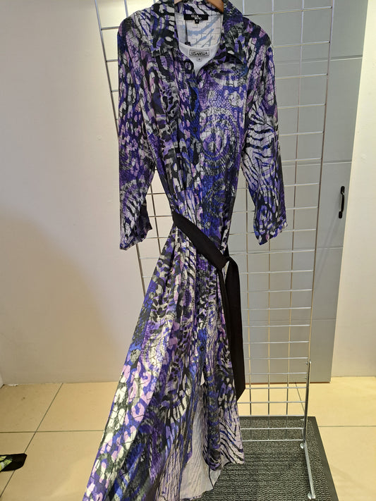 Purple, lilac shirt dress - Maya Maya Ltd