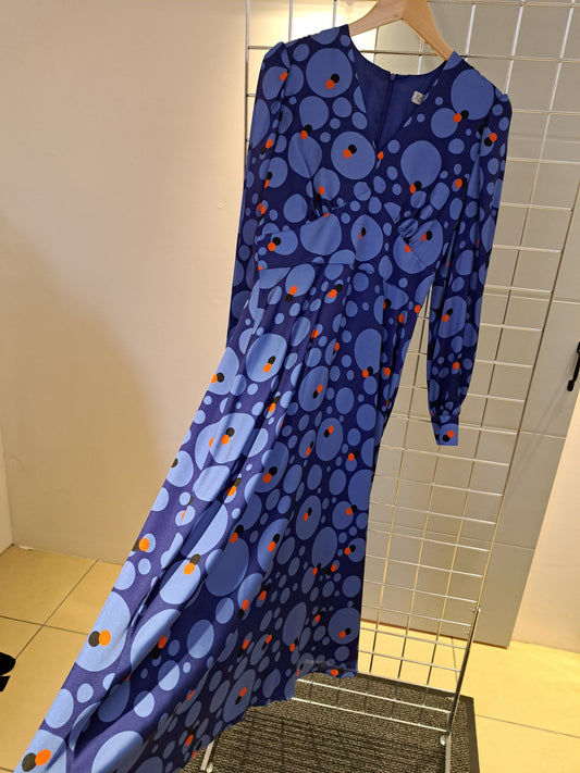 Kate Cooper Blue spot dress - Maya Maya Ltd