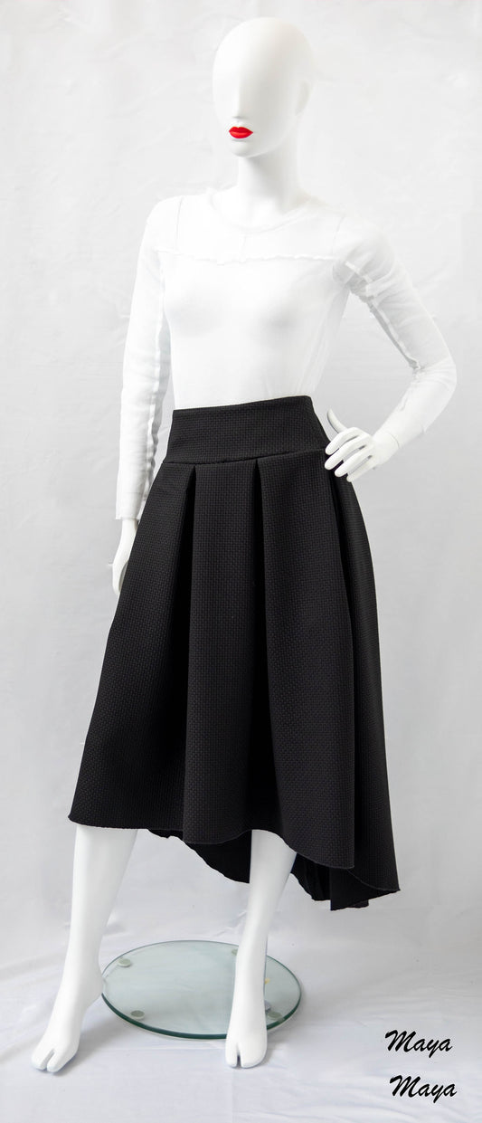 Dipped Hem Skirt - Maya Maya Ltd